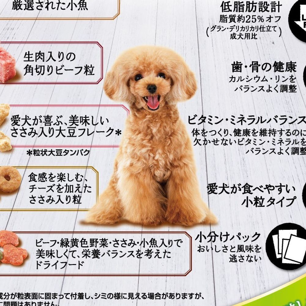 Gran Deli Crunchy Dry Food for Adult Dogs with Low Fat Beef 1.6kg