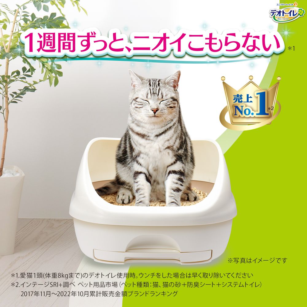 Unicharm Deo Toilet Softly Scented Deodorizing & Antibacterial Sheets Natural Soap 20 Sheets