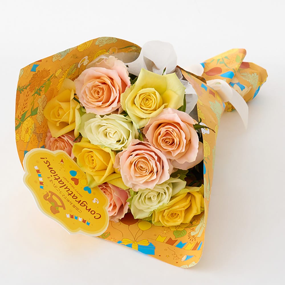 Hoshi Farm Baby Rose Nico Passion 12 Stems