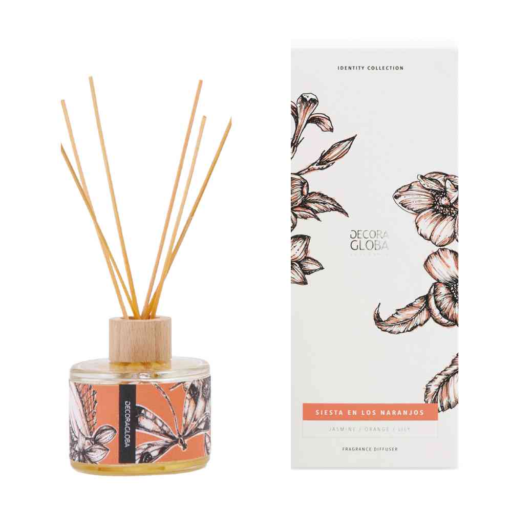Fuji E DECORAGLOBA Reed Diffuser Orange & Floral DG-001 250ml