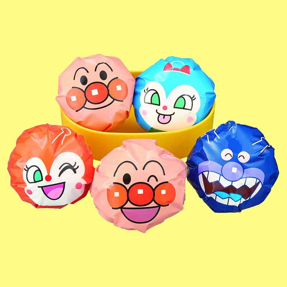 Torne Anpanman Rice Ball Wrap 15 Sheets (3 Sheets of 5 Designs)