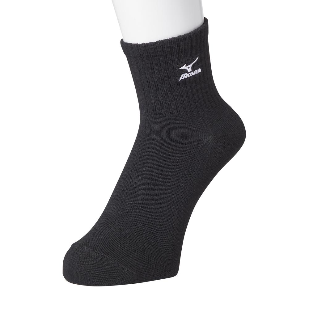 Okamoto Mizuno Women's Crew Length Black 23-25cm