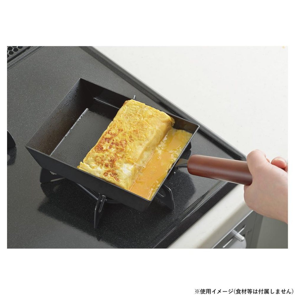 Iron Pot Tamagoyaki Pan Silicone Coating 5113