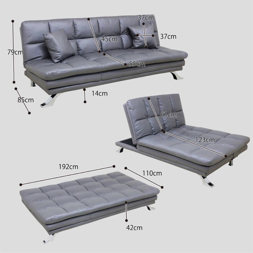 3-Way Sofa Bed SB-KN-GR