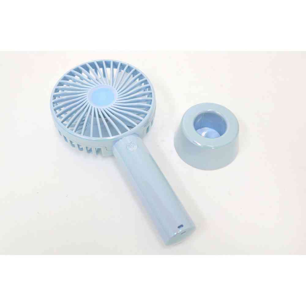 Trade One Wingy USB Rechargeable Handheld Fan with Stand / Aurora Color Blue 30937