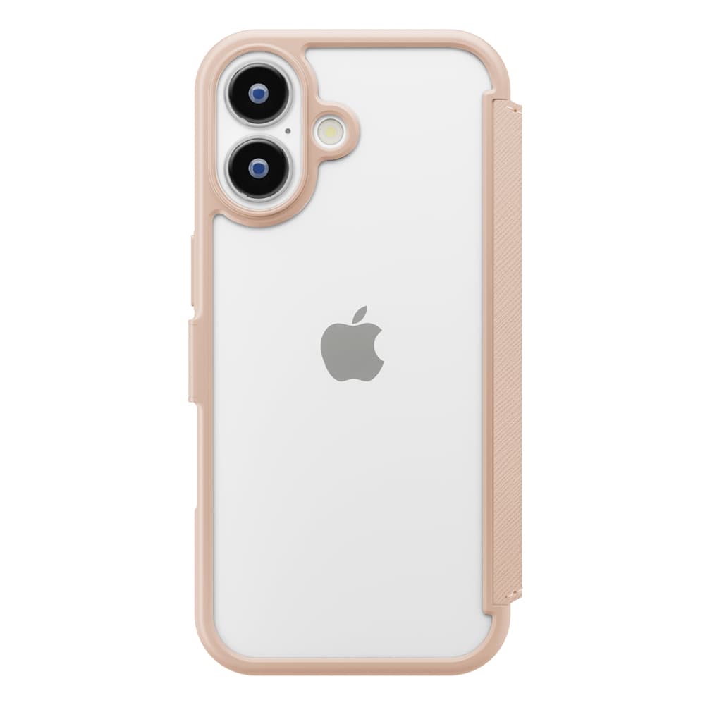PGA iPhone 17 Glass Flip Case Saffiano Pink PG-25AGF06PK 65g