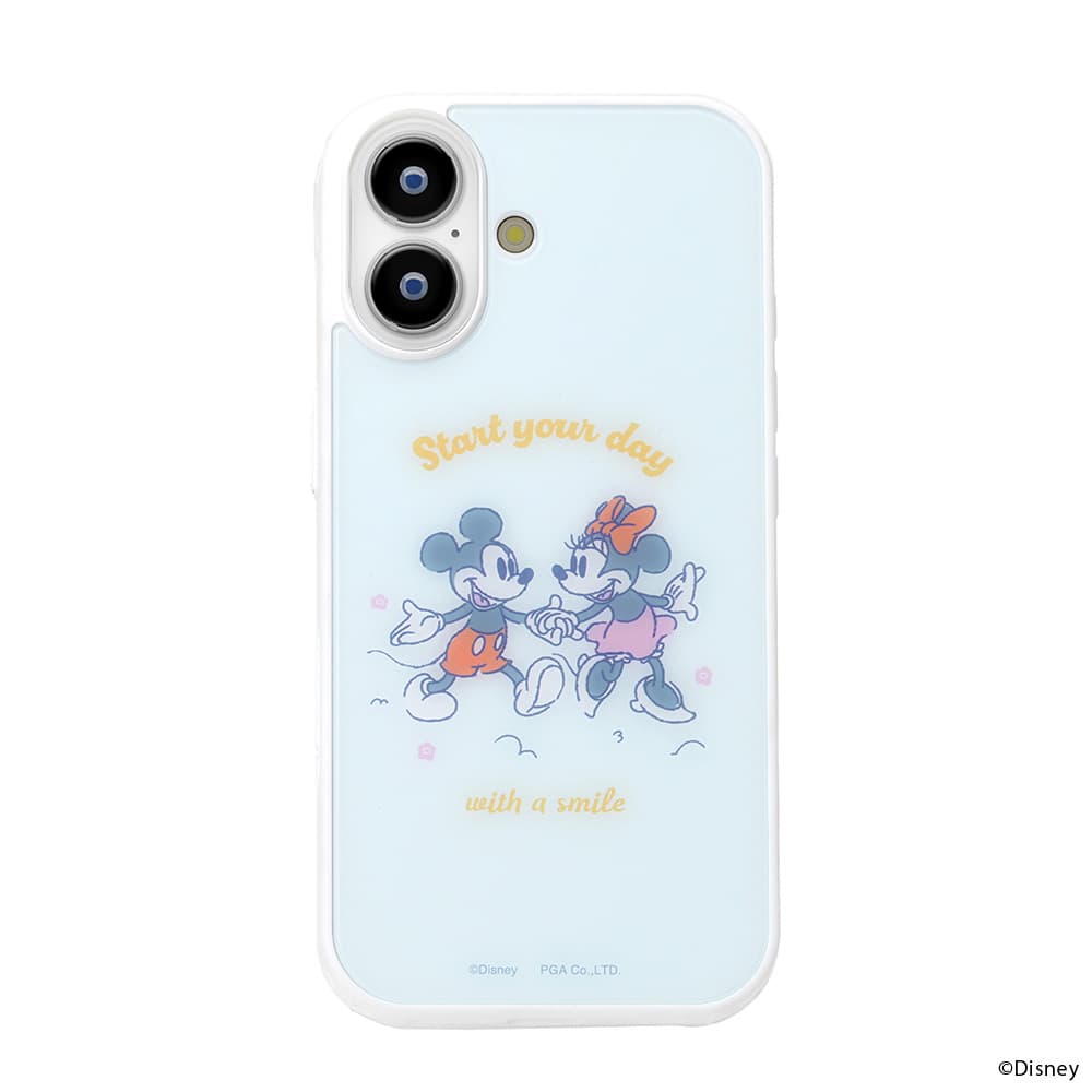 PGA MagSafe Compatible Acrylic Panel Case for iPhone 17 Mickey & Minnie PG-D25AMP01MM 50g