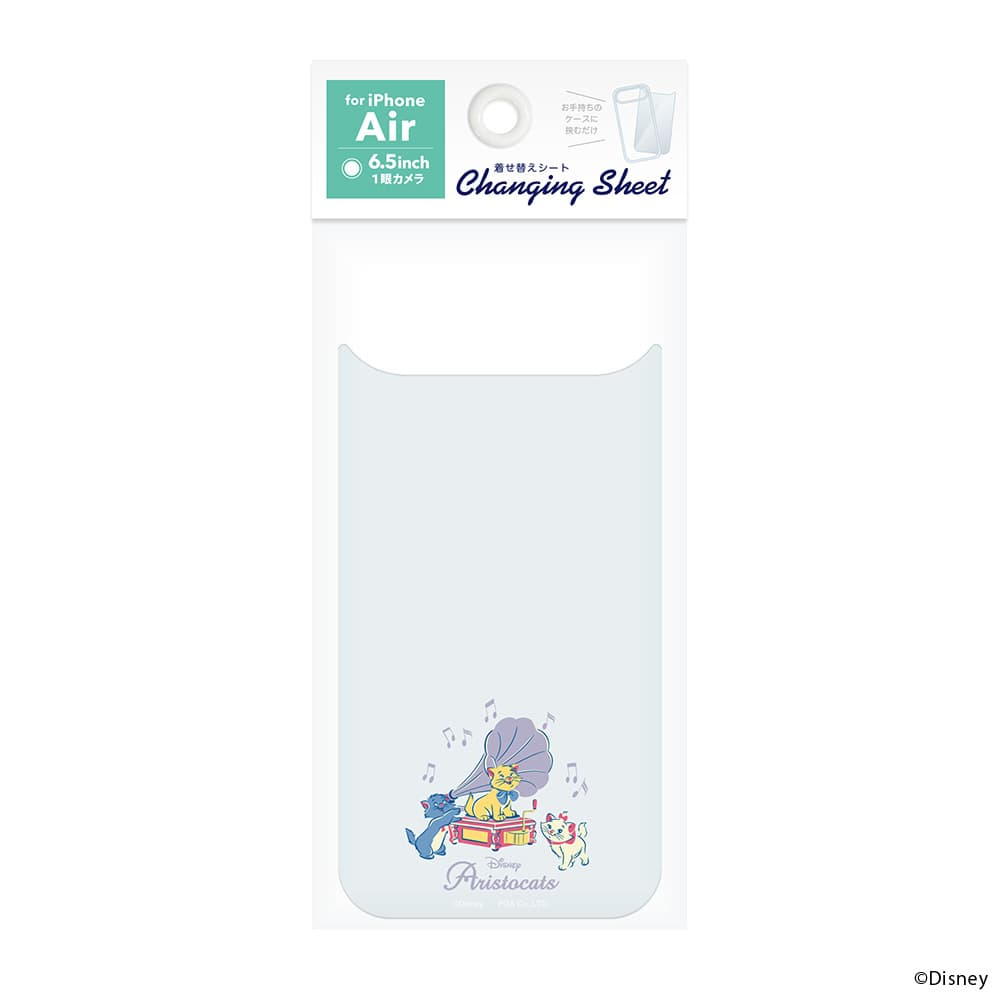 PGA iPhone Air Changeable Sheet Aristocats PG-DSH25C09MAR 3g