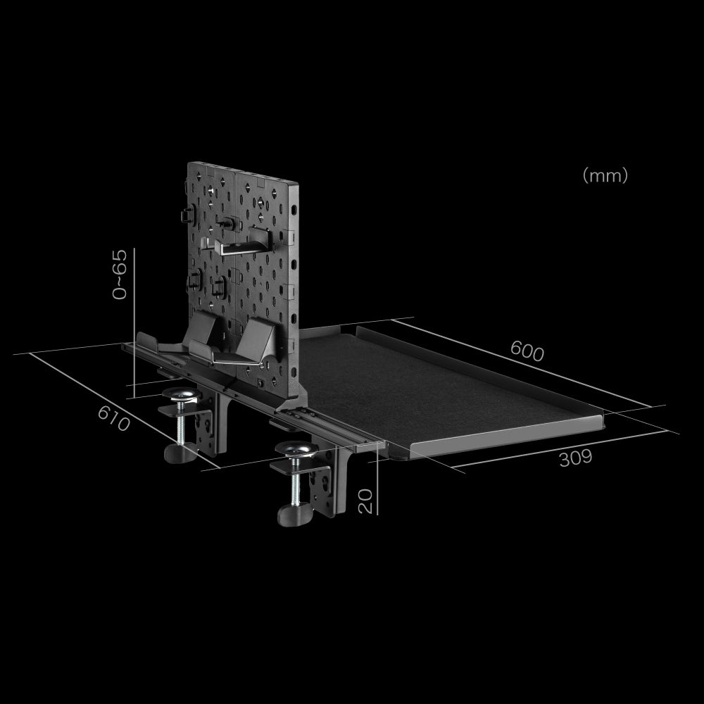 Desk EX Slide Panel - SLPERAHBK