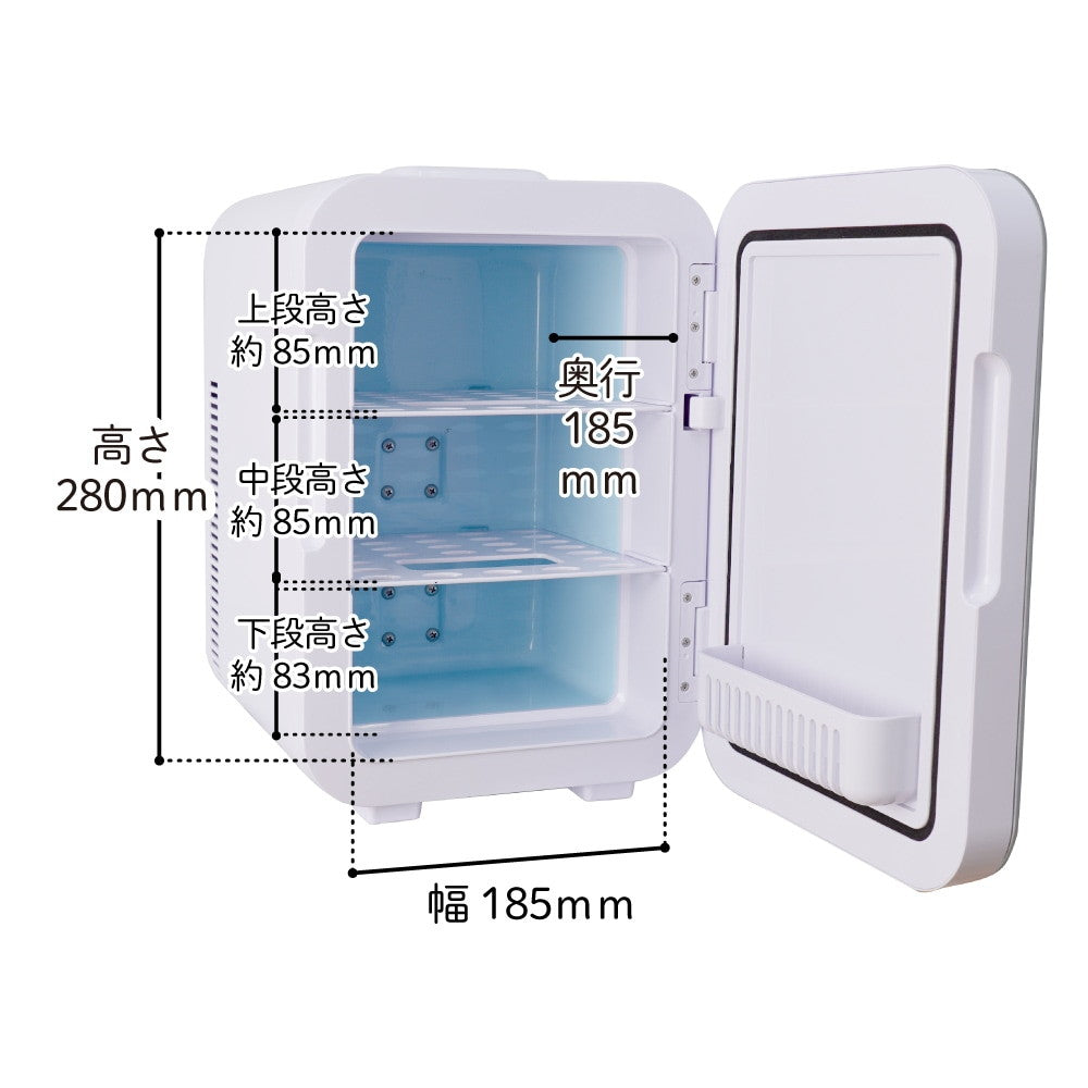 Personal Quiet Cooling and Heating Box 10L TKTE24SWH