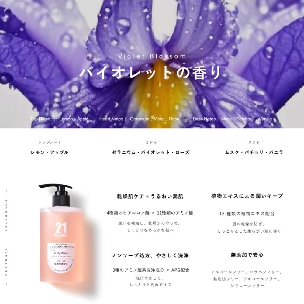 PHARMA 21 Moisture Fragrance Body Wash 450ml