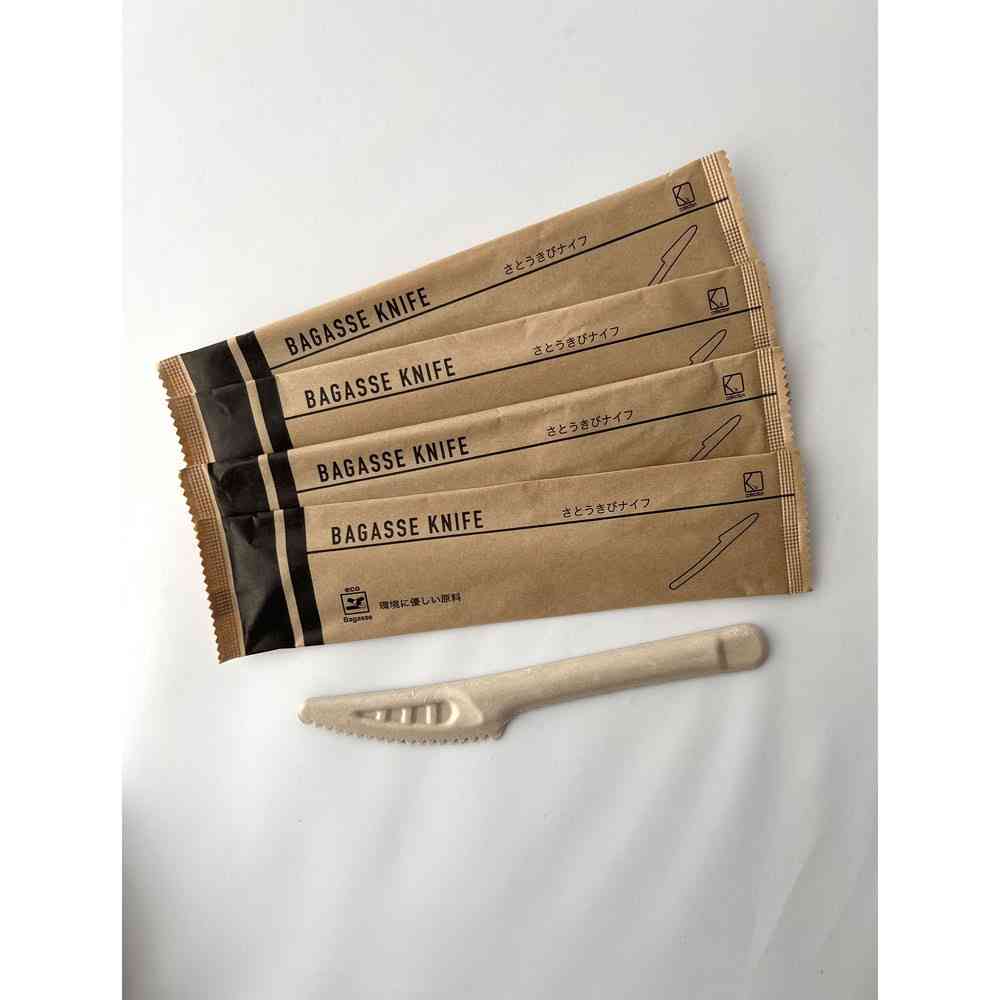 K's International Bagasse Knives 16.5cm (5 pieces)