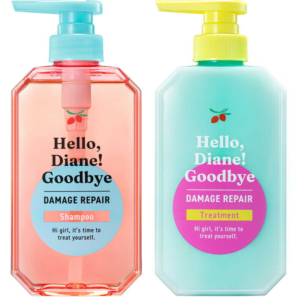 Diane Hello Diane Goodbye High Damage Repair Shampoo & Treatment Trial 10ml x 2