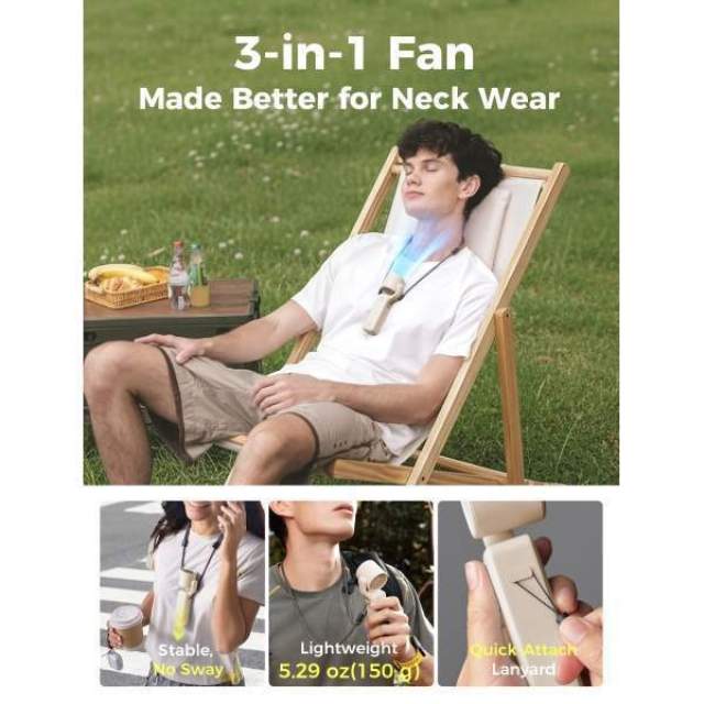 Air Gimbal 3-in-1 Handheld Fan BE