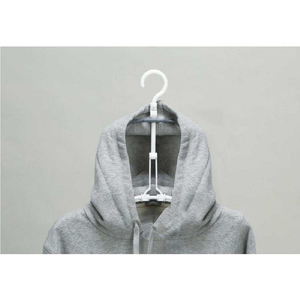 Park Lane ONE Expandable Hoodie Hanger Gray