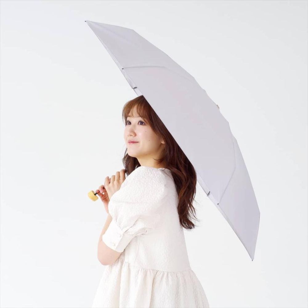 晴雨兼用 折傘 55cm エコルーペット 5段 16647SD 【直送品】 返品・キャンセル・他商品と同時購入は不可