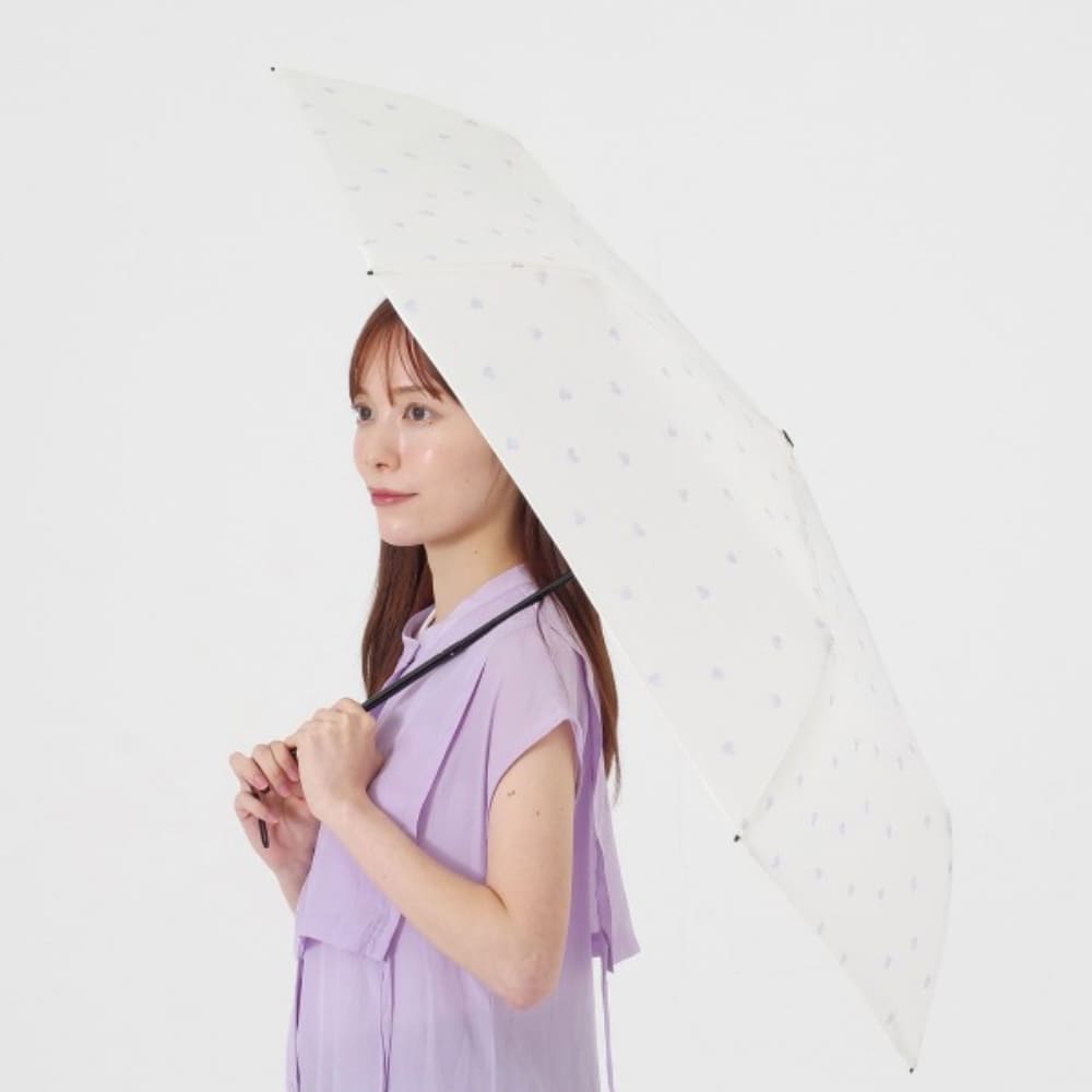 折りたたみ傘 1812OF グラデーションハート カーボン軽量ミニ55 【直送品】 返品・キャンセル・他商品と同時購入は不可