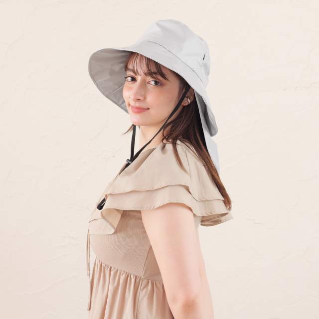 Radi-Cool Premium UV Cut Rain Hat for Sun and Rain GY