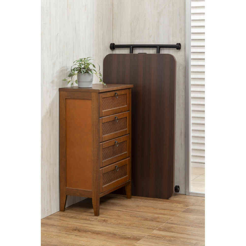 Easy Height Adjustable Free Table Brown
