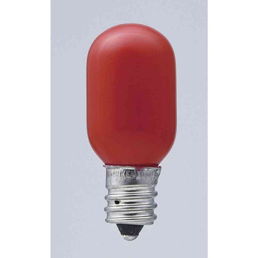 ELPA Color Night Light Bulb 5W Red E12 G-10H(R) (2-pack)