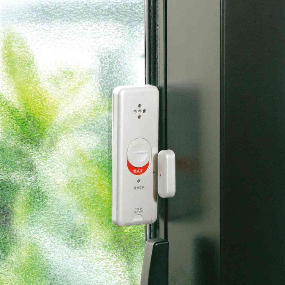 Asahi Denki ELPA Slim Alarm Shock & Open ASA-W13 (PW)