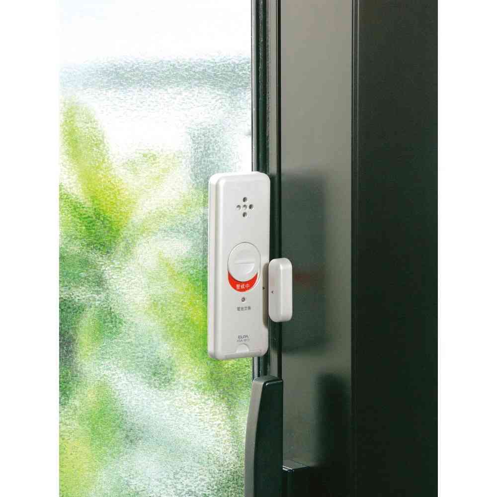 ELPA Slim Alarm Double Detection Pearl White ASA-W13-2P (2 pcs)
