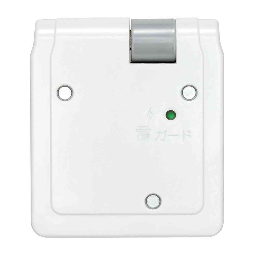 Elpa ELPA Side Corner Power Tap AC 3 Outlets Lightning Guard A-361SB White