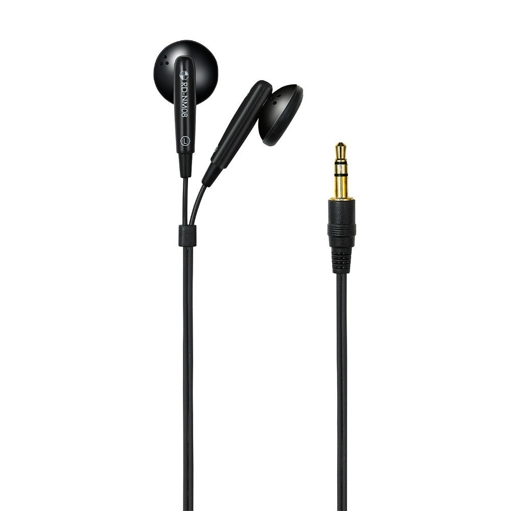ELPA Stereo Inner Earphones 0.8M BK RD-NM08