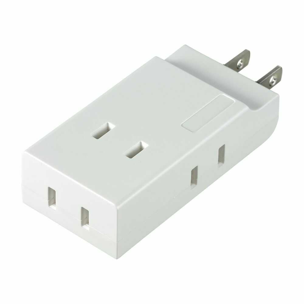 ELPA Compact Tap 4 Outlet A-CT004B(W)