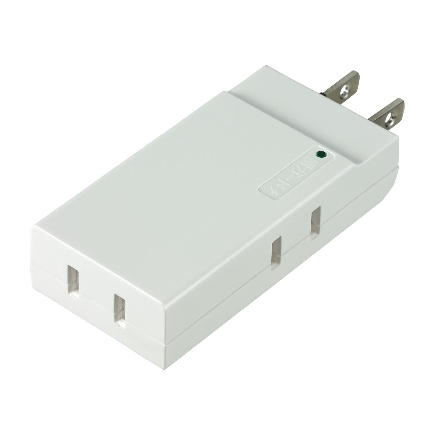 ELPA Compact Lightning Surge Protector Tap 3 Ports A-CT003SB(W)