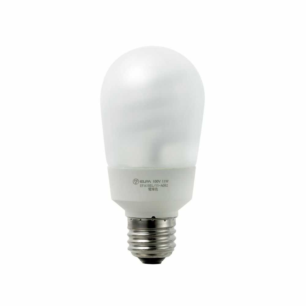 Asahi Electric ELPA Bulb-shaped Fluorescent Lamp A Type 60W Equivalent EFA15EL/11-A062H