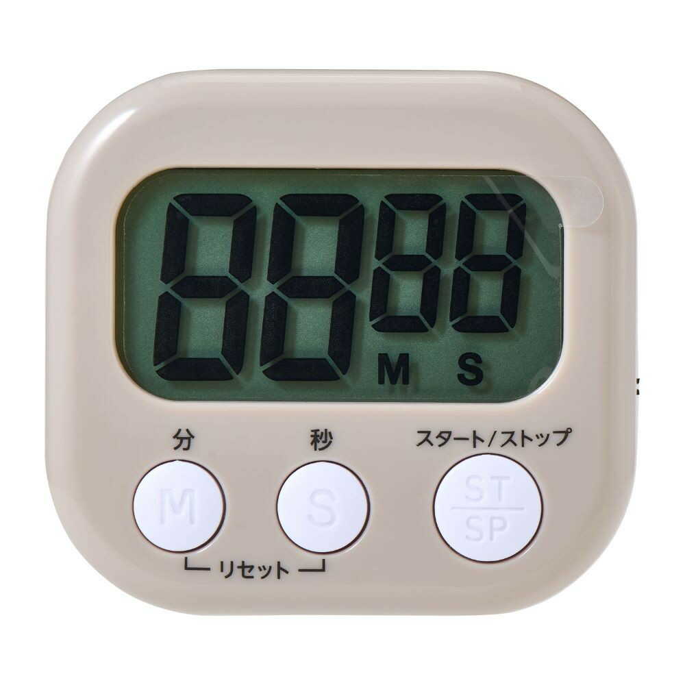 エルパ ELPA 大きく見やすいキッチンタイマー 便利なマグネット付き TIM-01(IV)