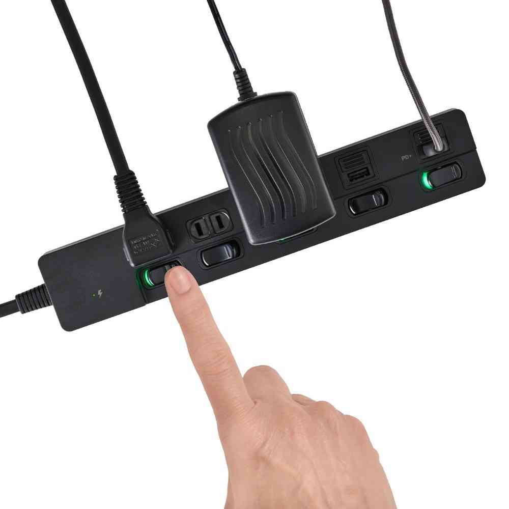 ELPA USB Tap with Switch 3m Black WLK-3223SUC (BK)
