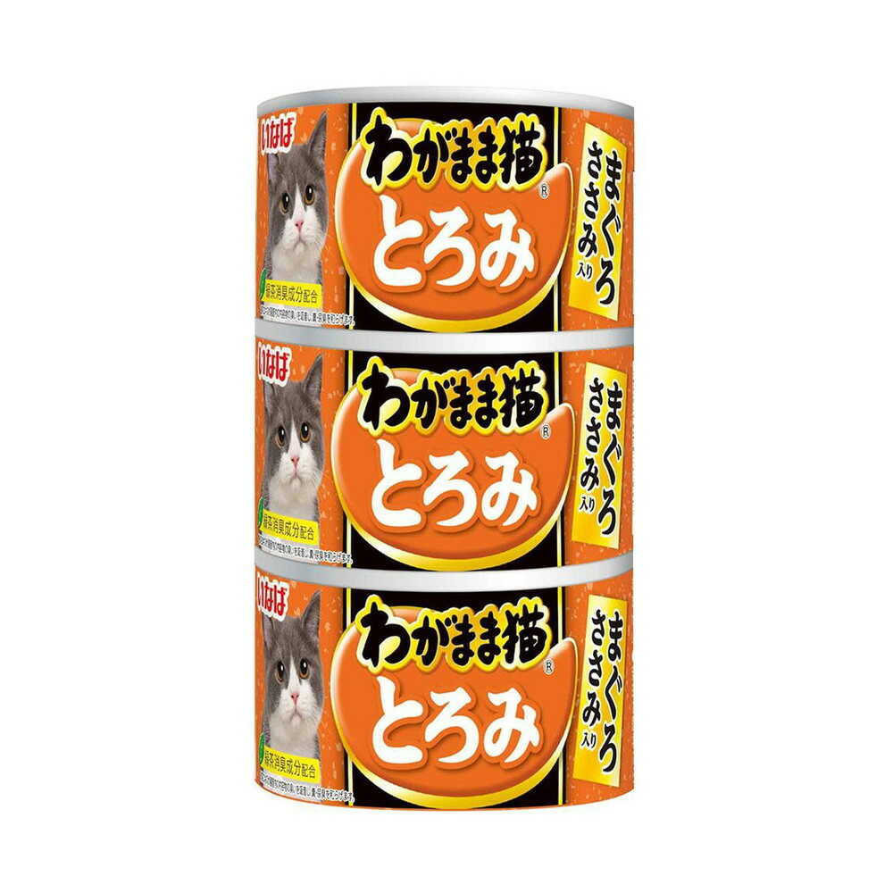 Inaba Wagamama Cat Thick Tuna with Chicken Fillet 140g x 3 Cans