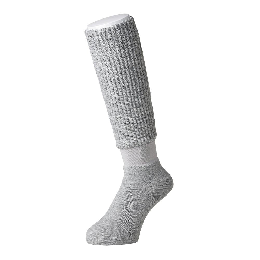 Okamoto Sock Supplement MEN Kotatsu Socks Gray 25-27cm