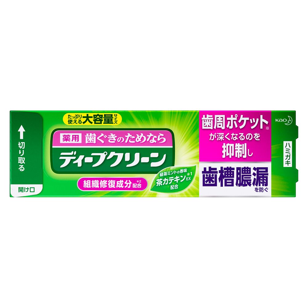 Kao Deep Clean Medicinal Toothpaste Large Size 160g