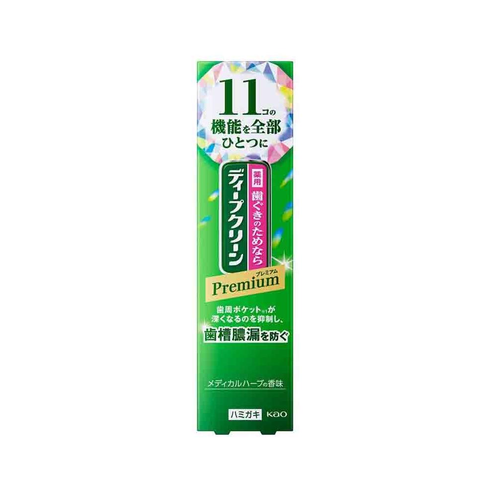 Kao Deep Clean Premium Medicinal Toothpaste Medical Herb Flavor 85g