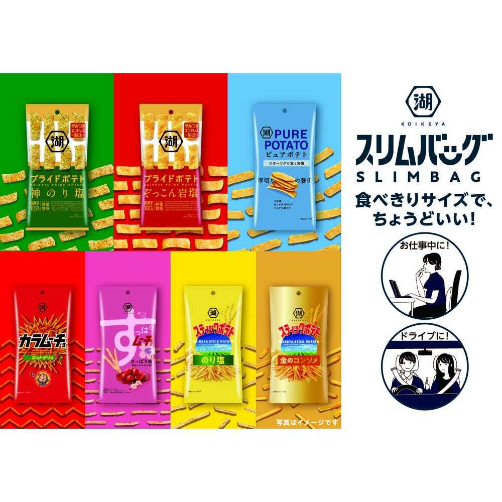 Koikeya Slim Bag Stick Calamucho Hot Chili Flavor 34g