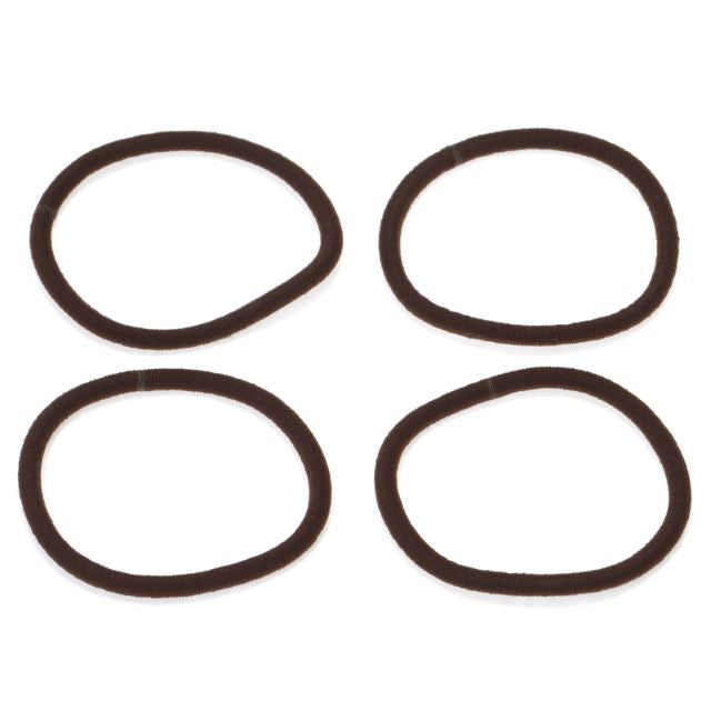 Shanti Mapepe Soft Ring Hair Ties Brown 4 Pieces