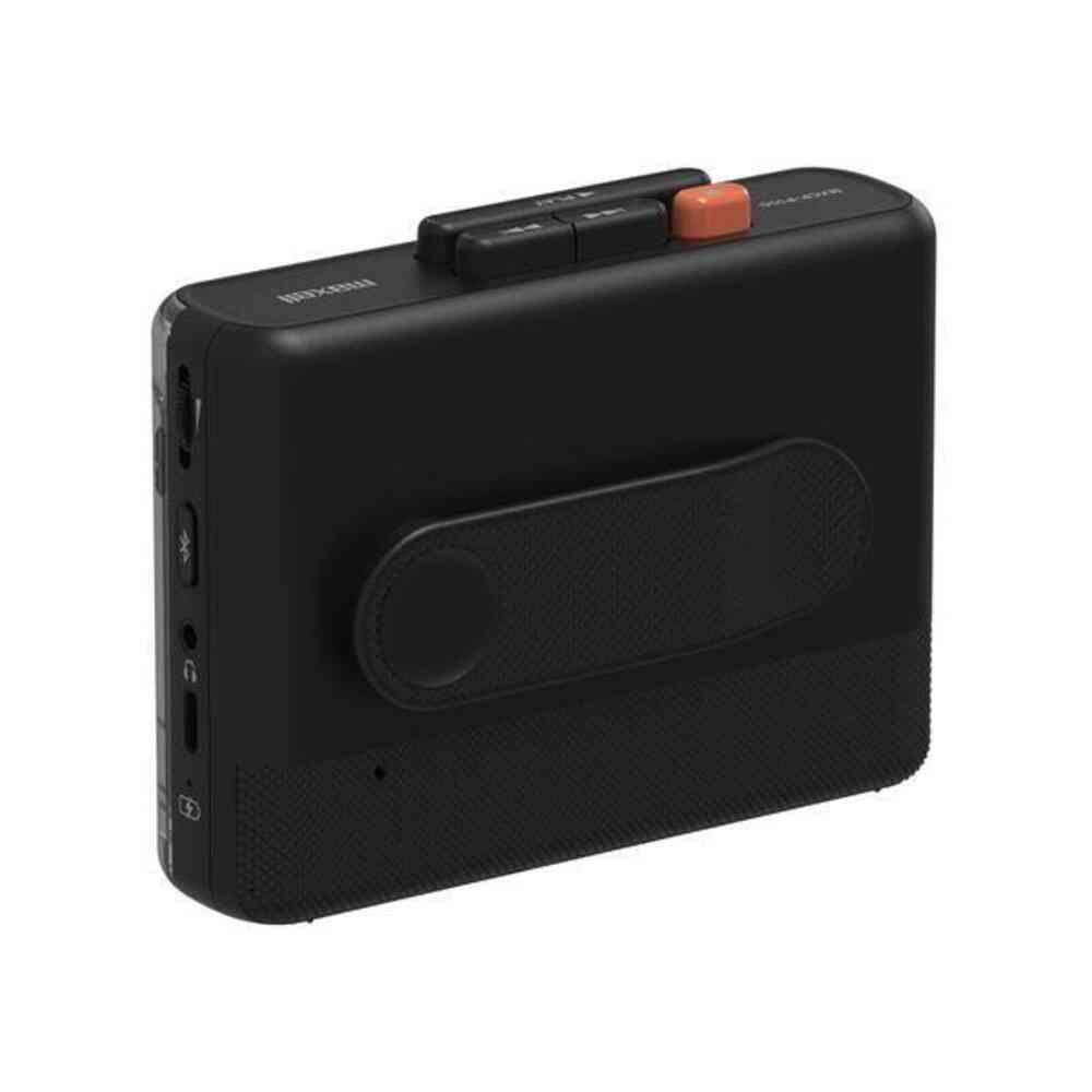 Maxell Bluetooth Compatible Portable Cassette Player Black MXCP-P100BK