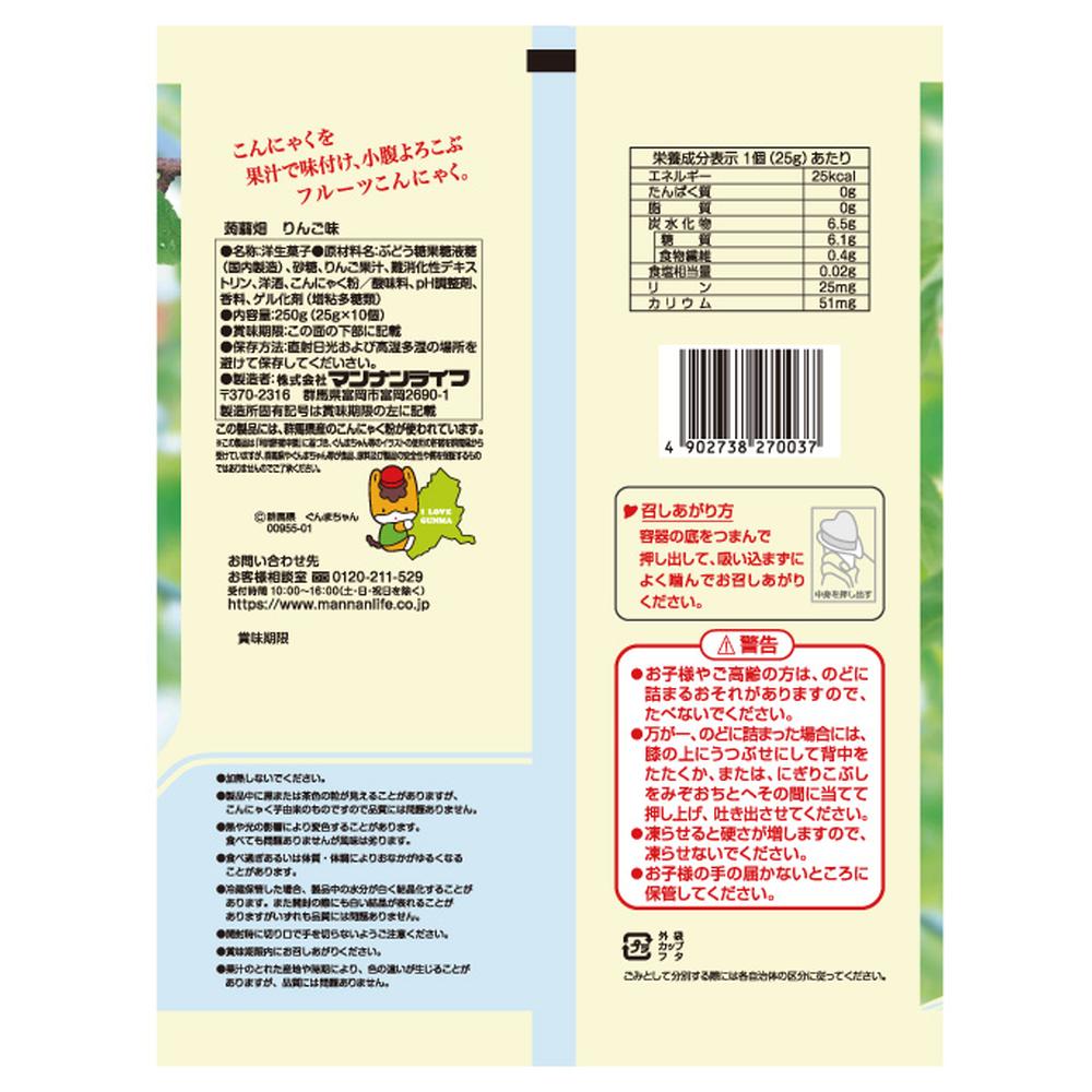 Mannans Life Konjac Jelly Apple Flavor 250g