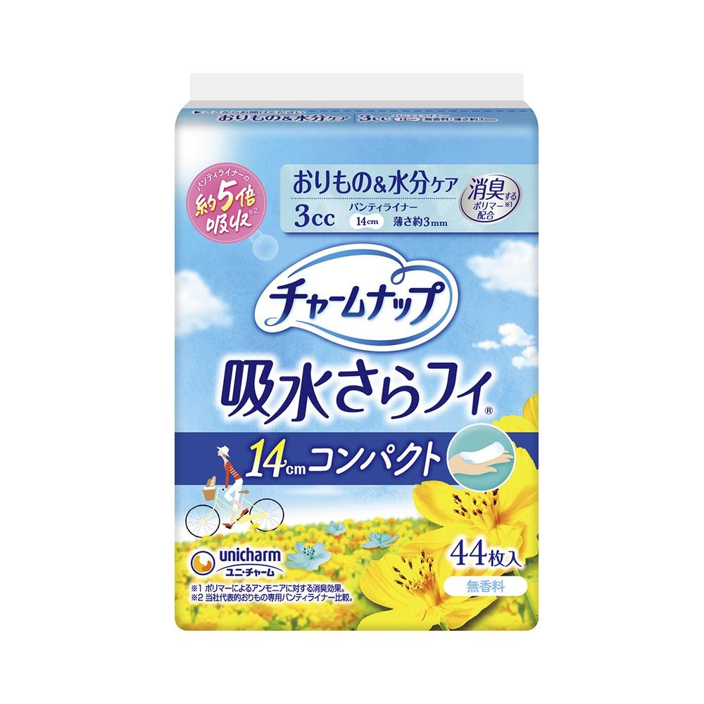 Uni-Charm Charm Nap Absorbent Saranfi Compact Unscented 44 Pieces (3cc)