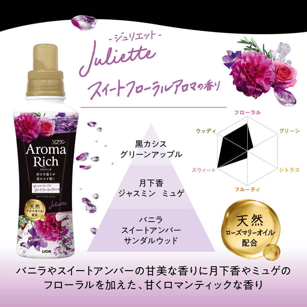 Lion Soflan Aroma Rich Juliette Refill Extra Large 750ml