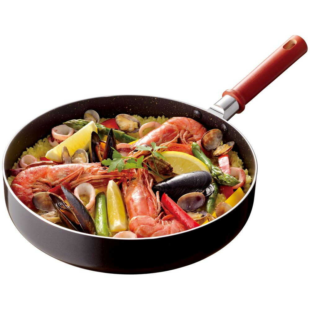 Wahei Freiz Cook Take IH Sauté Pan 26cm Black