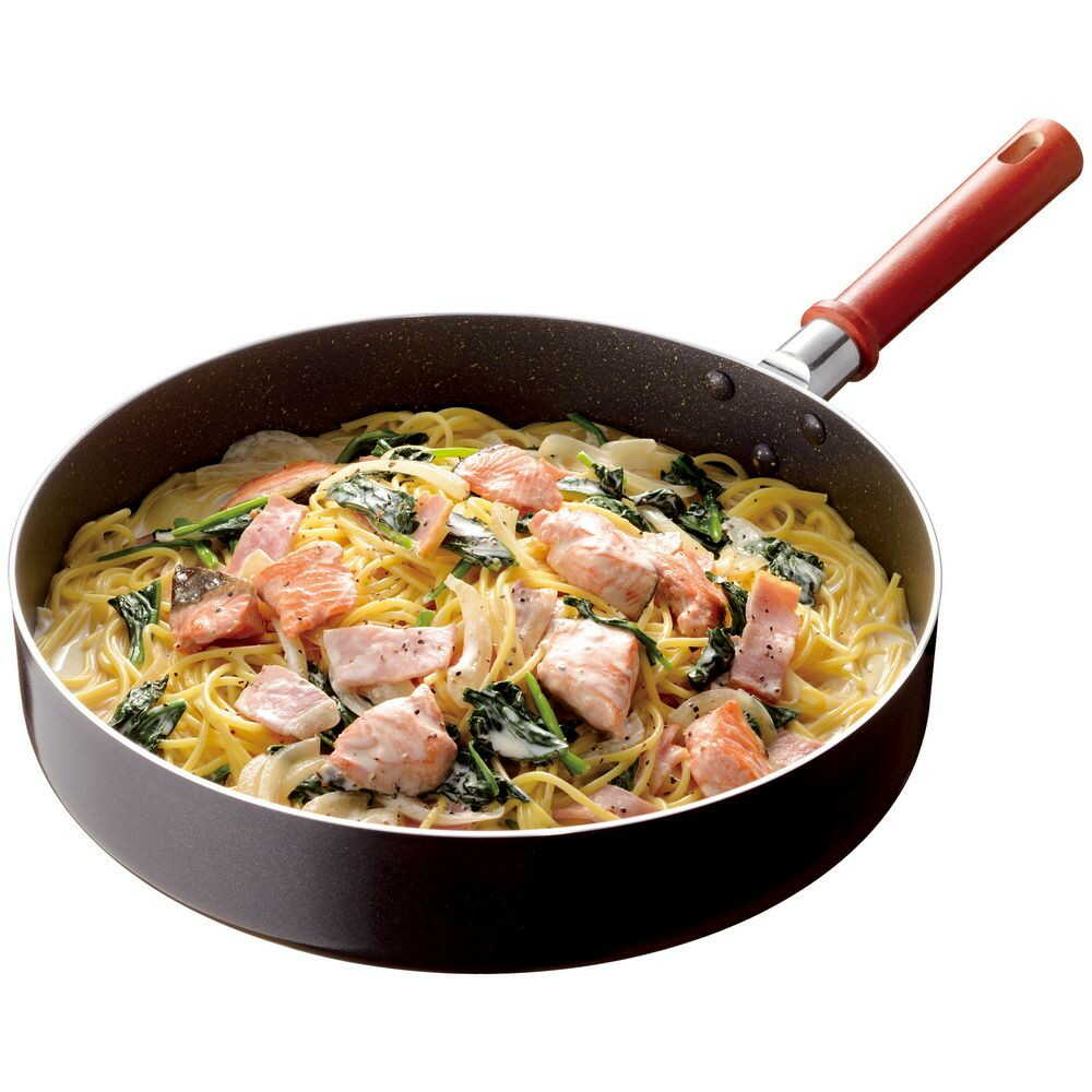 Wahei Freiz Cook Take IH Sauté Pan 28cm Black