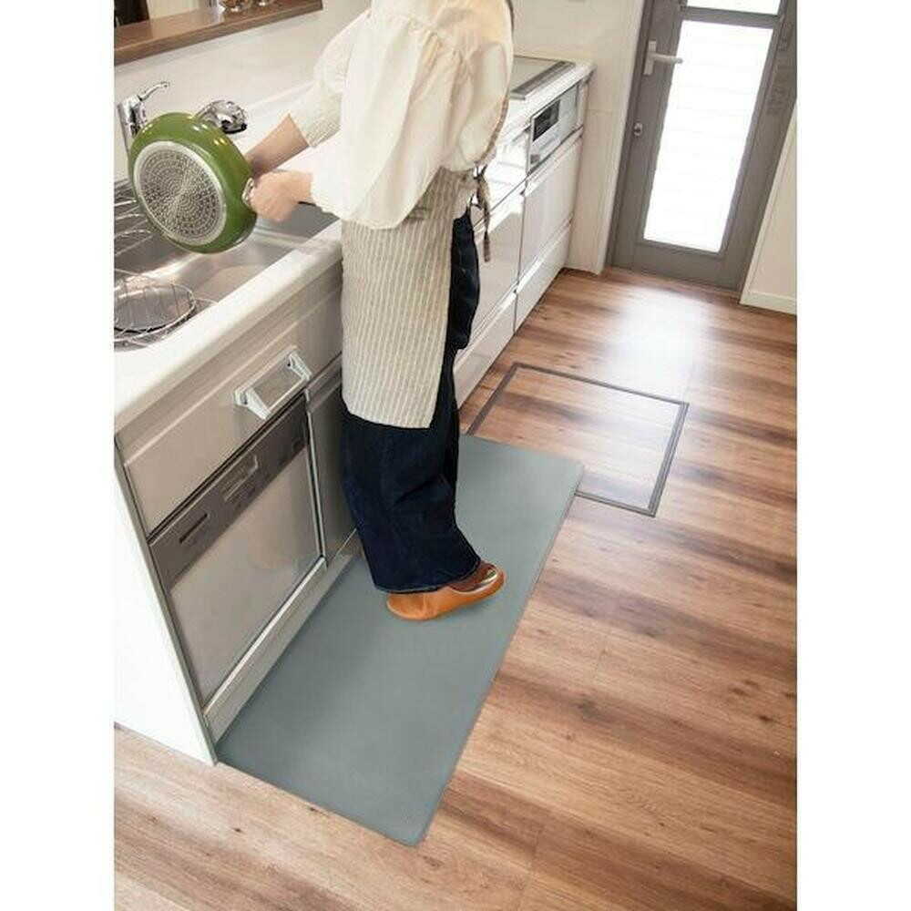Okato Shock Absorbing Kitchen Mat 45120 Gray