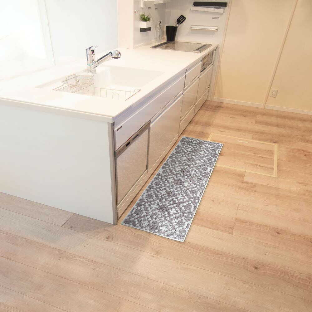 Okato Myuuka Kitchen Mat 45120 Round Roll Gray