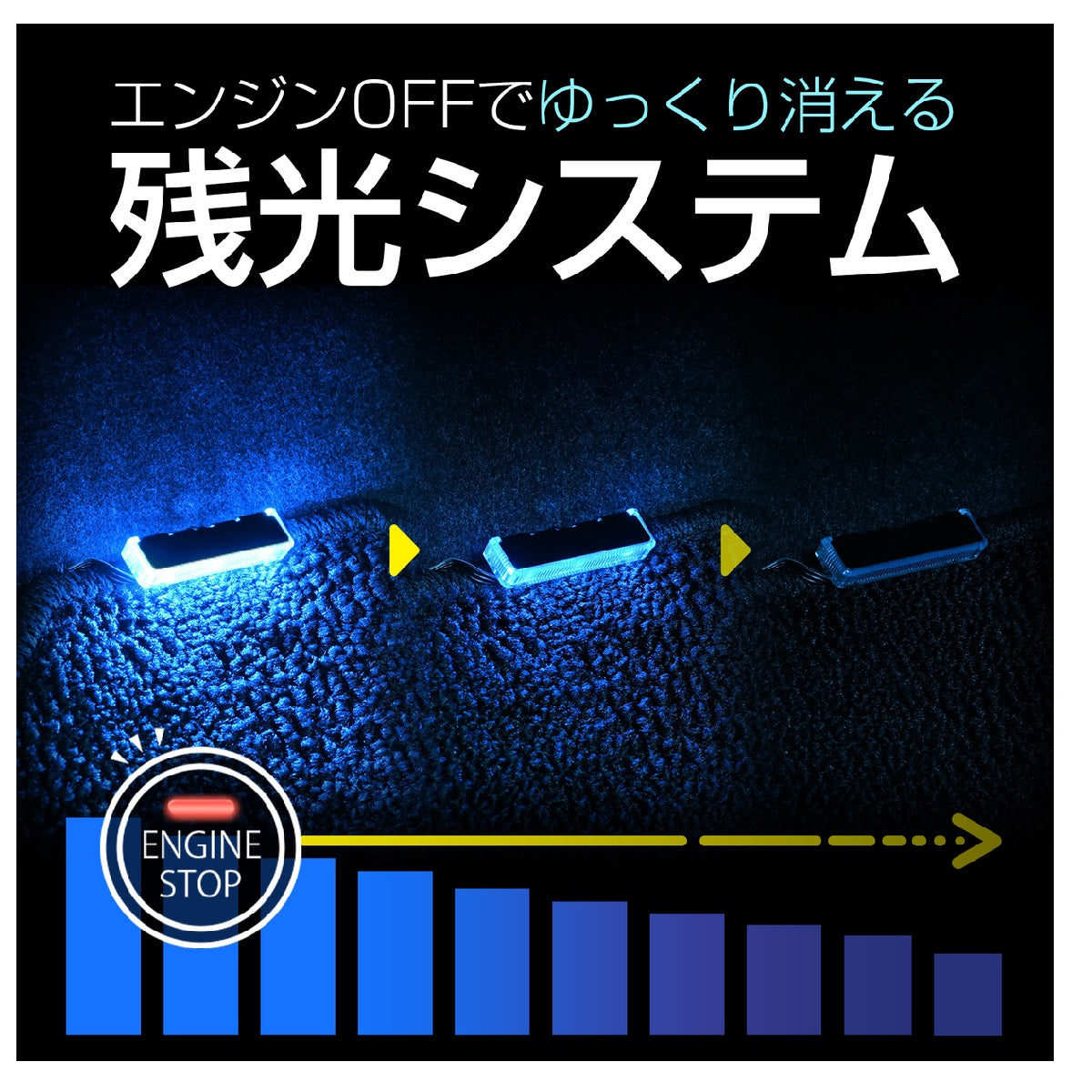 Seiwa LED Floor Light 4-Unit F336