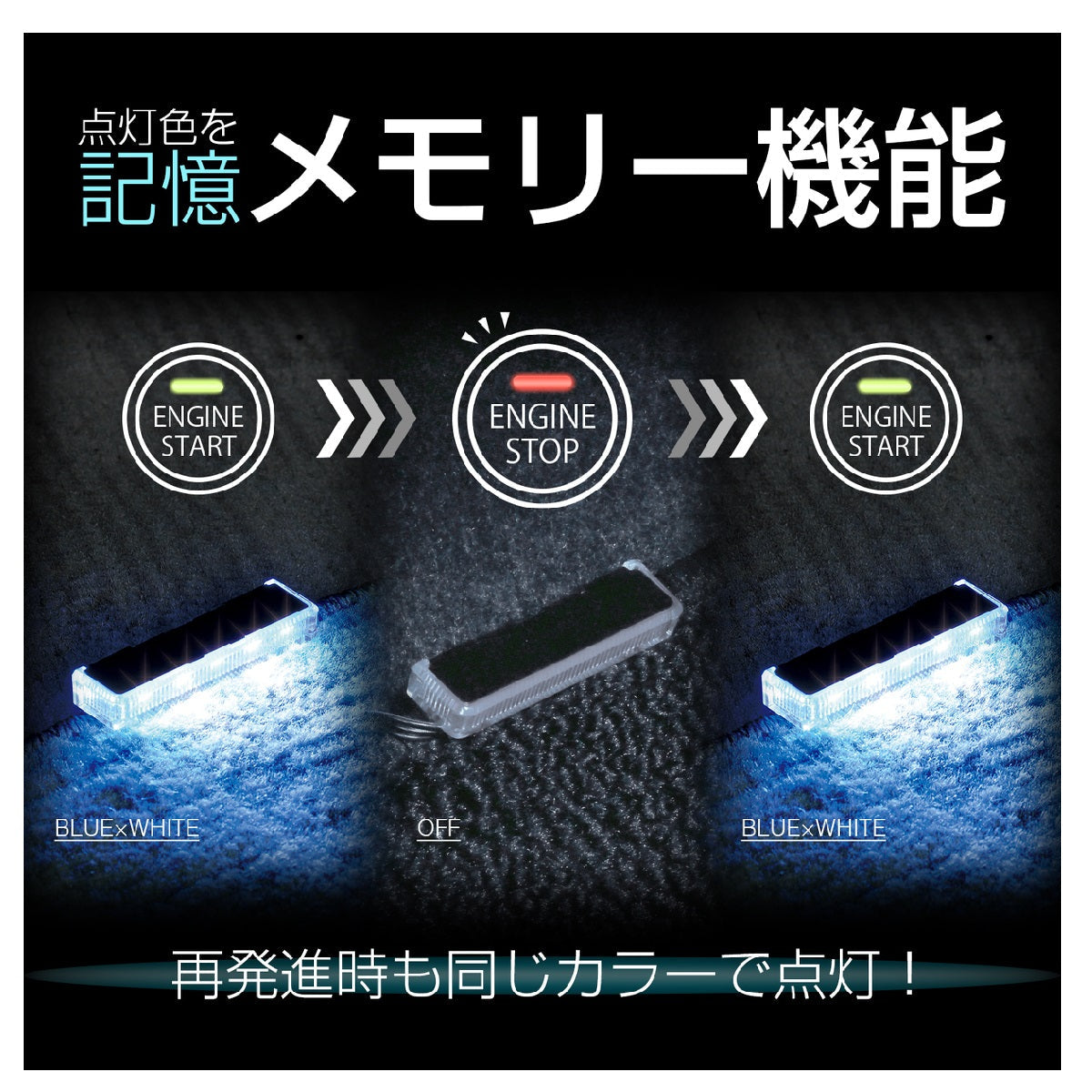 Seiwa LED Floor Light USB 2-Unit F338