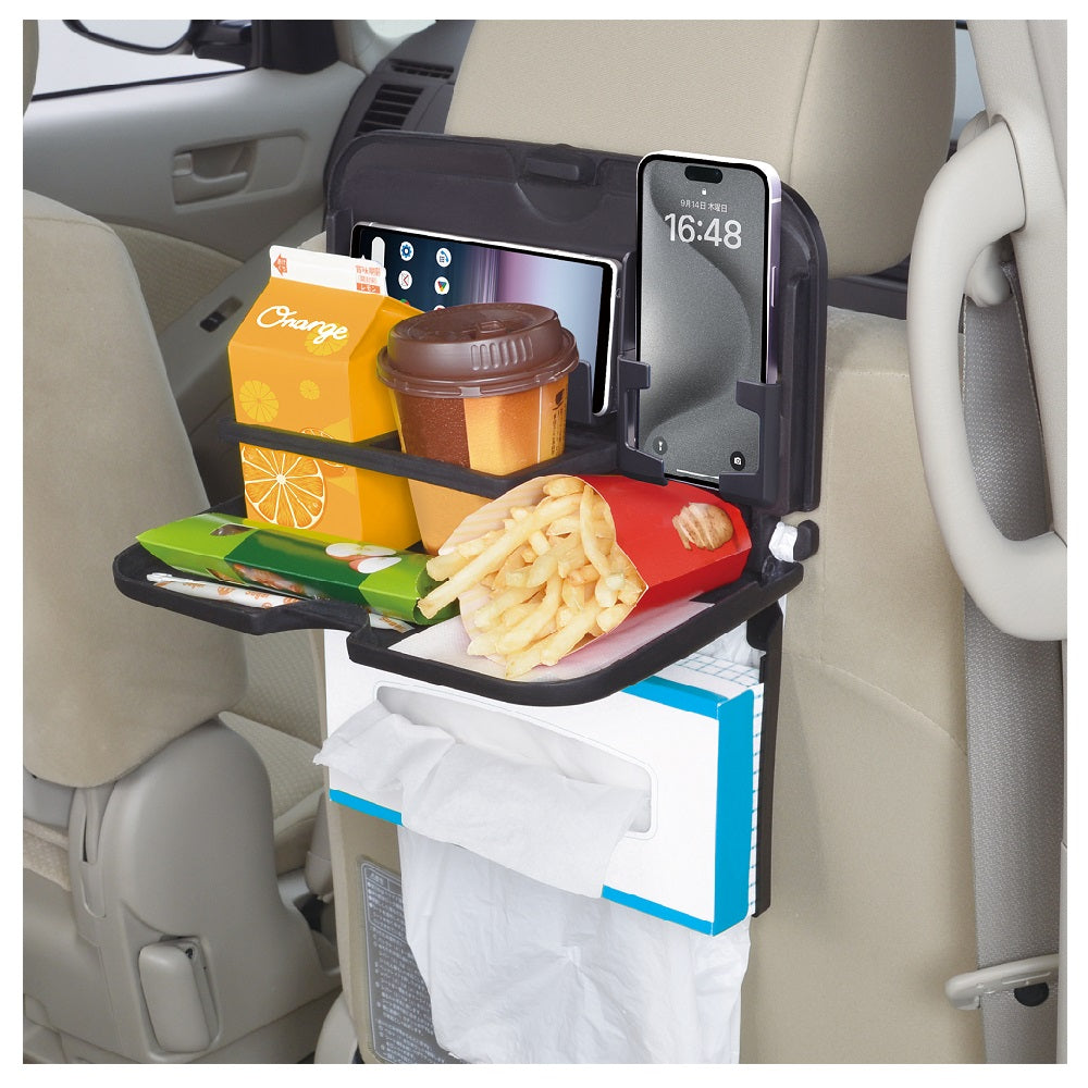 Seiwa Rear Tray with Smartphone Pocket WA145